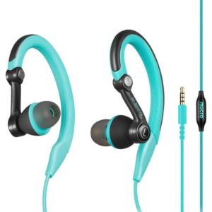 Mucro MB-232 Running In-Ear Sport Earbuds Earhook Wired Stereo Headphones for Jogging Gym(Blue) (Mucro) (OEM)