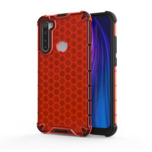 For Redmi Note 8 Shockproof Honeycomb PC + TPU Case(Red) (OEM)