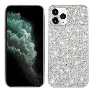 For iPhone 12 Pro Max Glitter Powder Shockproof TPU Protective Case(Silver) (OEM)