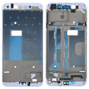 For OPPO A77 / F3 Front Housing LCD Frame Bezel Plate (White) (OEM)