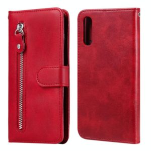 For Sony Xperia L4 Fashion Calf Texture Zipper Horizontal Flip Leather Case with Holder & Card Slots & Wallet Function(Red) (OEM)