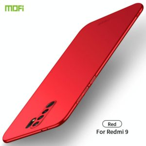 For Xiaomi Redmi 9 MOFI Frosted PC Ultra-thin Hard Case(Red) (MOFI) (OEM)