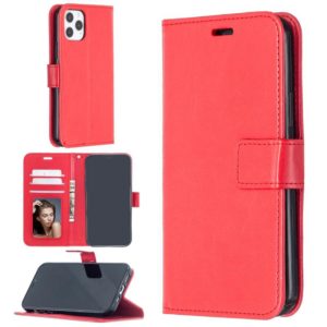 For iPhone 12 / 12 Pro Crazy Horse Texture Horizontal Flip Leather Case with Holder & Card Slots & Wallet & Photo Frame(Red) (OEM)