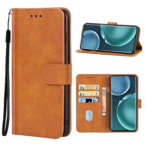 Leather Phone Case For Honor Magic4(Brown) (OEM)