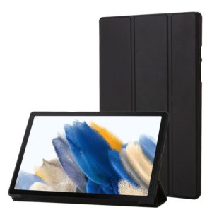 For Samsung Galaxy Tab A8 10.5 2021 TPU Three-fold Horizontal Flip Leather Case(Black) (OEM)