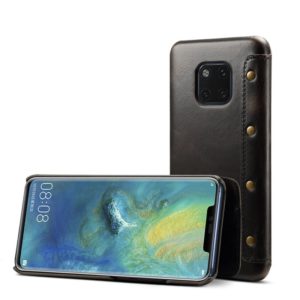 Oil Wax Cowhide Horizontal Flip Leather Case for Huawei Mate 20 Pro, with Card Slots & Wallet (Denior) (OEM)