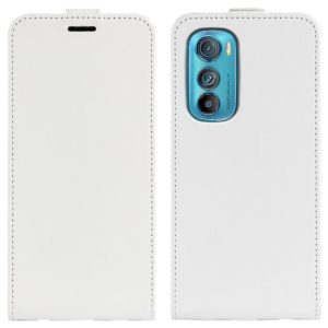 For Motorola Moto Edge 30 5G R64 Texture Vertical Flip Leather Phone Case(White) (OEM)