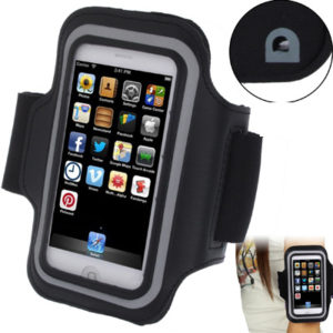 Sports Armband Case with Earphone Hole for iPhone 5 & 5C & 5S(Black) (OEM)