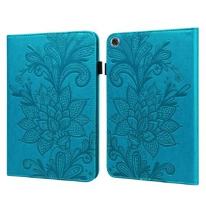 Lace Flower Embossing Pattern Leather Tablet Case For Samsung Galaxy Tab A8 10.5 2021(Blue) (OEM)