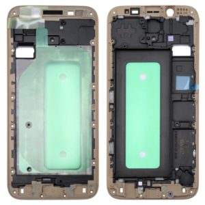 For Galaxy J730 Front Housing LCD Frame Bezel Plate(Gold) (OEM)