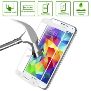 Link Dream 0.33mm Explosion-proof Tempered Glass Film Screen Protector + Mobile Phone Holder for Galaxy S5 / G900(White) (Link Dream) (OEM)