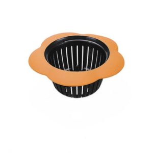Portable Handheld Outfall Water Tank Strainer Sink Filter Floor Drain Bathroom Kitchen Gadget(Orange) (OEM)