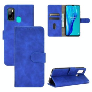 For Ulefone Note 9P Solid Color Skin Feel Magnetic Buckle Horizontal Flip Calf Texture PU Leather Case with Holder & Card Slots & Wallet(Blue) (OEM)