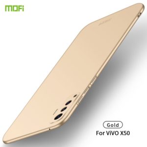 For Vivo X50 MOFI Frosted PC Ultra-thin Hard Case(Gold) (MOFI) (OEM)