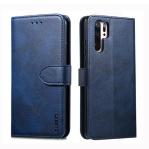 For Huawei P30 Pro GUSSIM Business Style Horizontal Flip Leather Case with Holder & Card Slots & Wallet(Blue) (GUSSIM) (OEM)