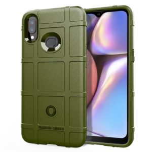 Full Coverage Shockproof TPU Case for Galaxy A10s(Green) (OEM)