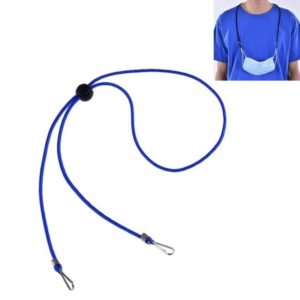 10pcs Mask Anti-lost Adjustable Lanyard and Ear Hook(Blue) (OEM)