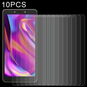10 PCS 0.26mm 9H 2.5D Tempered Glass Film For Itel P33 Plus (OEM)