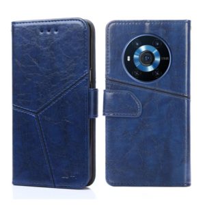 For Honor Magic3 Geometric Stitching Horizontal Flip Leather Phone Case(Blue) (OEM)