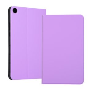Universal Spring Texture TPU Protective Case for Huawei Honor Tab 5 8 inch / Mediapad M5 Lite 8 inch, with Holder(Purple) (OEM)