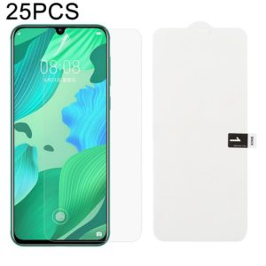 25 PCS Soft Hydrogel Film Full Cover Front Protector with Alcohol Cotton + Scratch Card for Huawei Nova 5 (OEM)