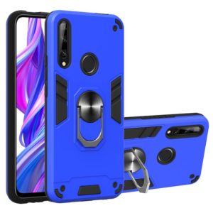 For Huawei Honor 9X / Enjoy 10 Plus 2 in 1 Armour Series PC + TPU Protective Case with Ring Holder(Dark Blue) (OEM)