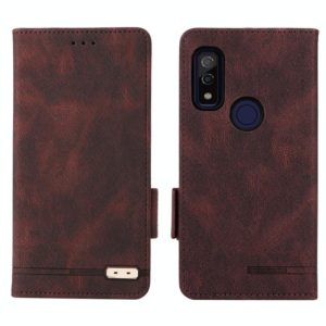 For Fujitsu Arrows WE F-51B Magnetic Clasp Leather Phone Case(Brown) (OEM)