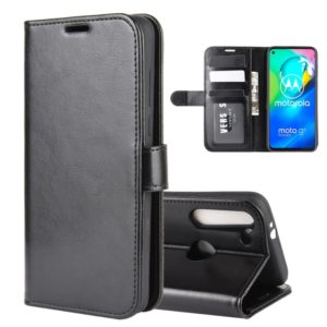 For Motorola Moto G8 Power R64 Texture Single Horizontal Flip Protective Case with Holder & Card Slots & Wallet& Photo Frame(Black) (OEM)