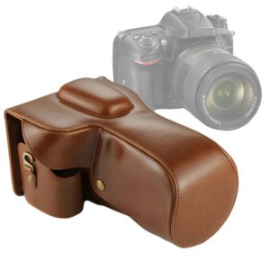 Full Body Camera PU Leather Case Bag for Nikon D7200 / D7100 / D7000 (18-200 / 18-140mm Lens) (Brown) (OEM)