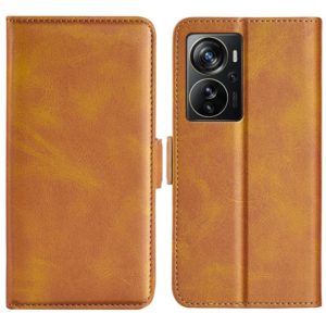 For ZTE Axon 40 Pro Dual-side Magnetic Buckle Horizontal Flip Leather Phone Case(Yellow) (OEM)