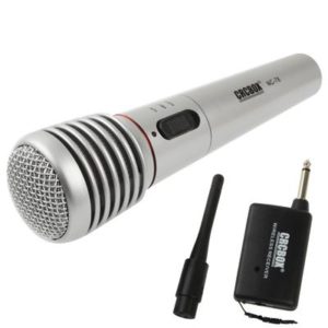 Handheld Wireless / Wired Microphone with Receiver & Antenna, Effective Distance: 15-30m (OEM)