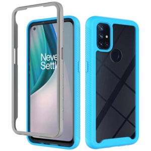 For OnePlus Nord N10 5G Starry Sky Solid Color Series Shockproof PC + TPU Protective Case(Baby Blue) (OEM)