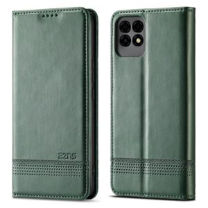 For Huawei Maimang 10 SE AZNS Magnetic Calf Texture Horizontal Flip Leather Case with Card Slots & Holder & Wallet(Dark Green) (AZNS) (OEM)