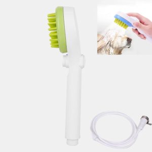 Pet Shower Nozzle Massage Shower, with Hose Universal Joint (Green) (OEM)