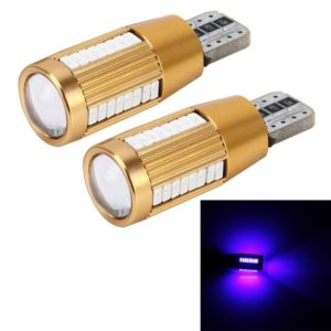 2 PCS T10 2W Constant Current Car Clearance Light with 38 SMD-3014 Lamps, DC 12-16V(Blue Light) (OEM)