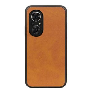 For Honor 50 SE Accurate Hole Two-color Calf Texture Shockproof Case(Brown) (OEM)