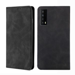 For TCL Stylus 5G Skin Feel Magnetic Horizontal Flip Leather Phone Case(Black) (OEM)