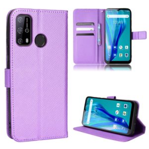 For Oukitel C23 Pro Diamond Texture Leather Phone Case(Purple) (OEM)