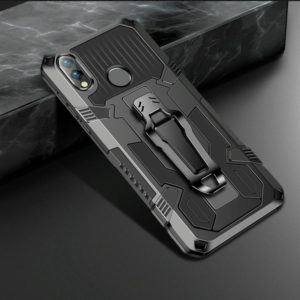 For Xiaomi Redmi Note 7 Machine Armor Warrior Shockproof PC + TPU Protective Case(Black) (OEM)