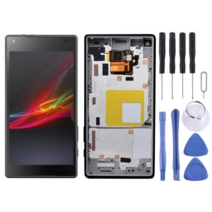 OEM LCD Screen for Sony Xperia Z5 Compact / E5803 / E5823 / Z5 mini Digitizer Full Assembly with Frame(Black) (OEM)