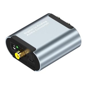 HW-25DA R/L Digital To Analog Audio Converter With 3.5mm Jack SPDIF Audio Decoder with Fiber Optic+USB Cable (OEM)