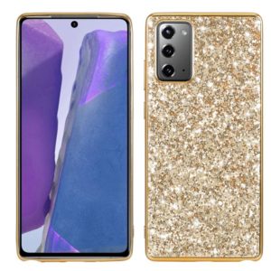 For Samsung Galaxy Note20 Ultra Glitter Powder Shockproof TPU Protective Case(Golden) (OEM)