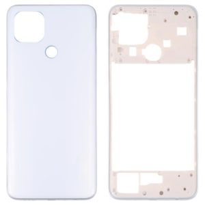 For OPPO A15/A15S/A35 Battery Back Cover with Middle Frame (White) (OEM)