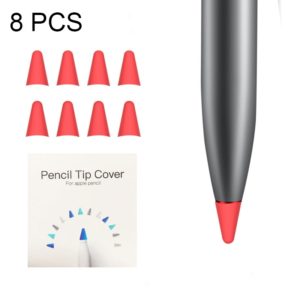8 PCS Non-slip Mute Wear-resistant Nib Cover for M-pencil Lite (Red) (OEM)