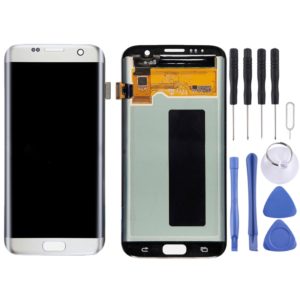 Original LCD Display + Touch Panel for Galaxy S7 Edge / G9350 / G935F / G935A / G935V, G935FD, G935W8, G935T, G935U(Silver) (OEM)