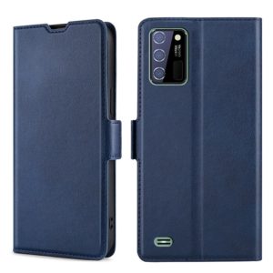 For Oukitel C25 Ultra-thin Voltage Side Buckle PU + TPU Leather Phone Case(Blue) (OEM)