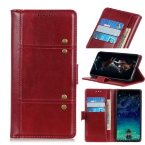 For iPhone 12 mini Peas Crazy Horse Texture Horizontal Flip Leather Case with Holder & Card Slots & Wallet (Red) (OEM)