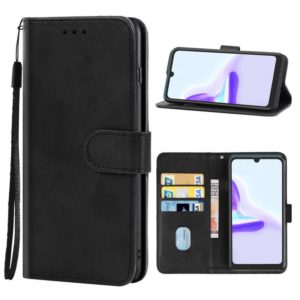 Leather Phone Case For Blackview A50(Black) (OEM)