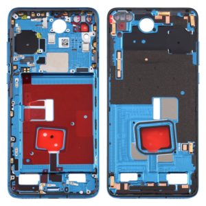 Original Middle Frame Bezel Plate with Side Keys for Huawei P40(Blue) (OEM)