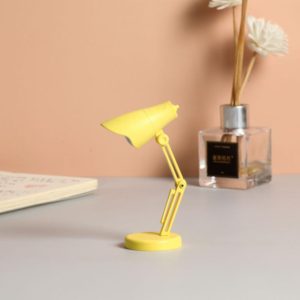 3 PCS Mini LED Desk Lamp Folding Portable Night Light Magnetic Eye Protection Desk Lamp(LD01-Yellow) (OEM)